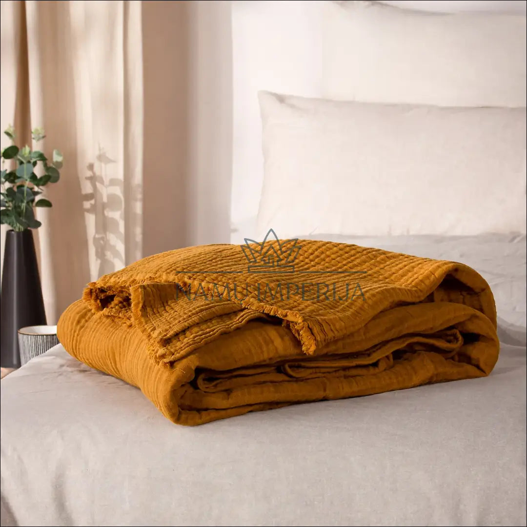 Muslino pledas DI9154 - €15 Save 50% __label:Pristatymas 1-2 d.d., color-geltona, material-medvilne, notouch50, pledai