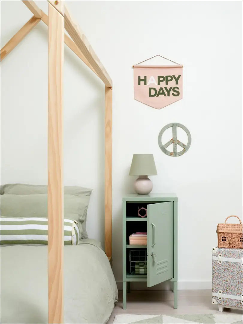 Naktinis staliukas GI356 - €42 Save 70% 25-50, __label:Pristatymas 1-2 d.d., color-zalia, material-metalas, miegamojo