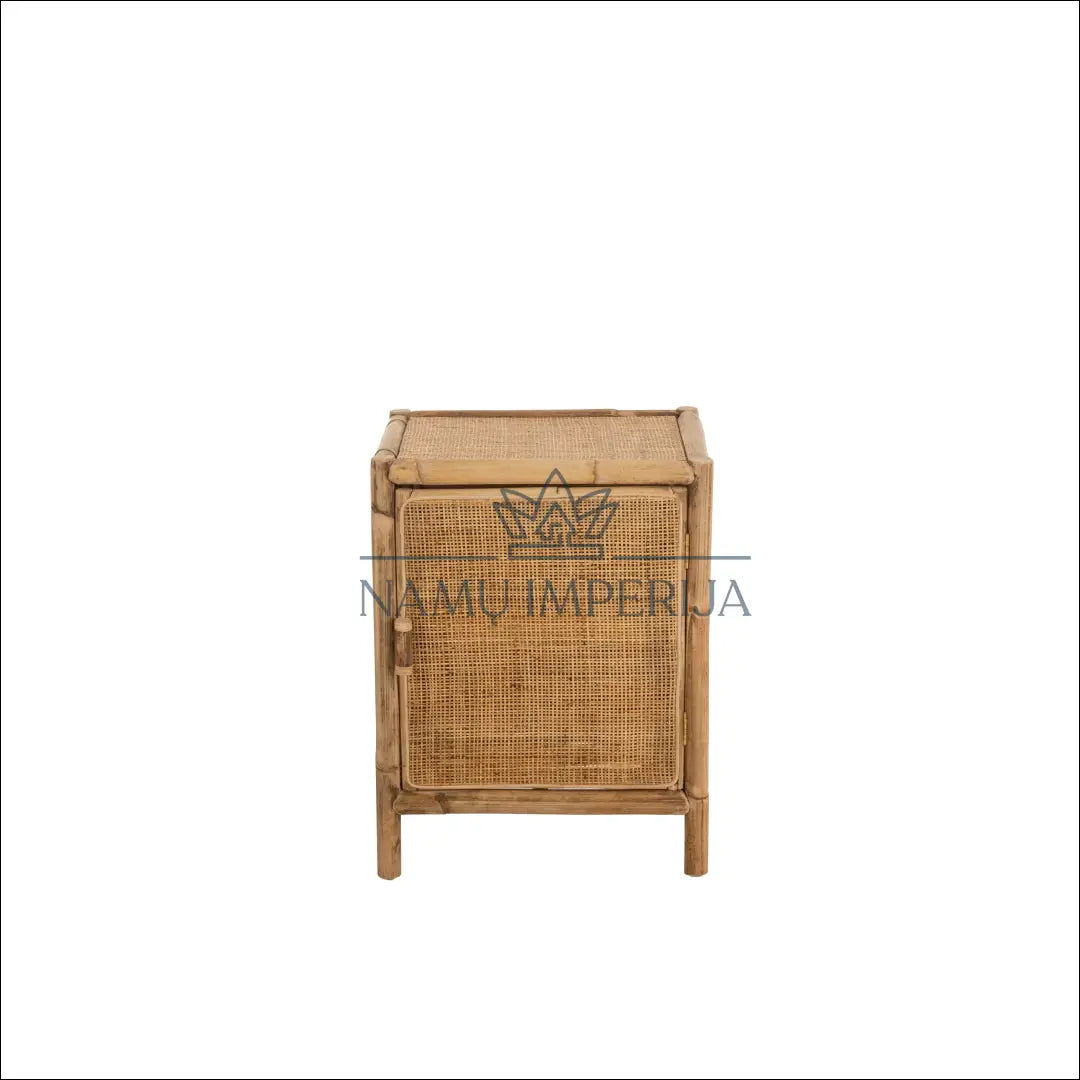 Naktinis staliukas GI366 - €250 Save 50% color-ruda, material-bambukas, material-rotangas, miegamojo,