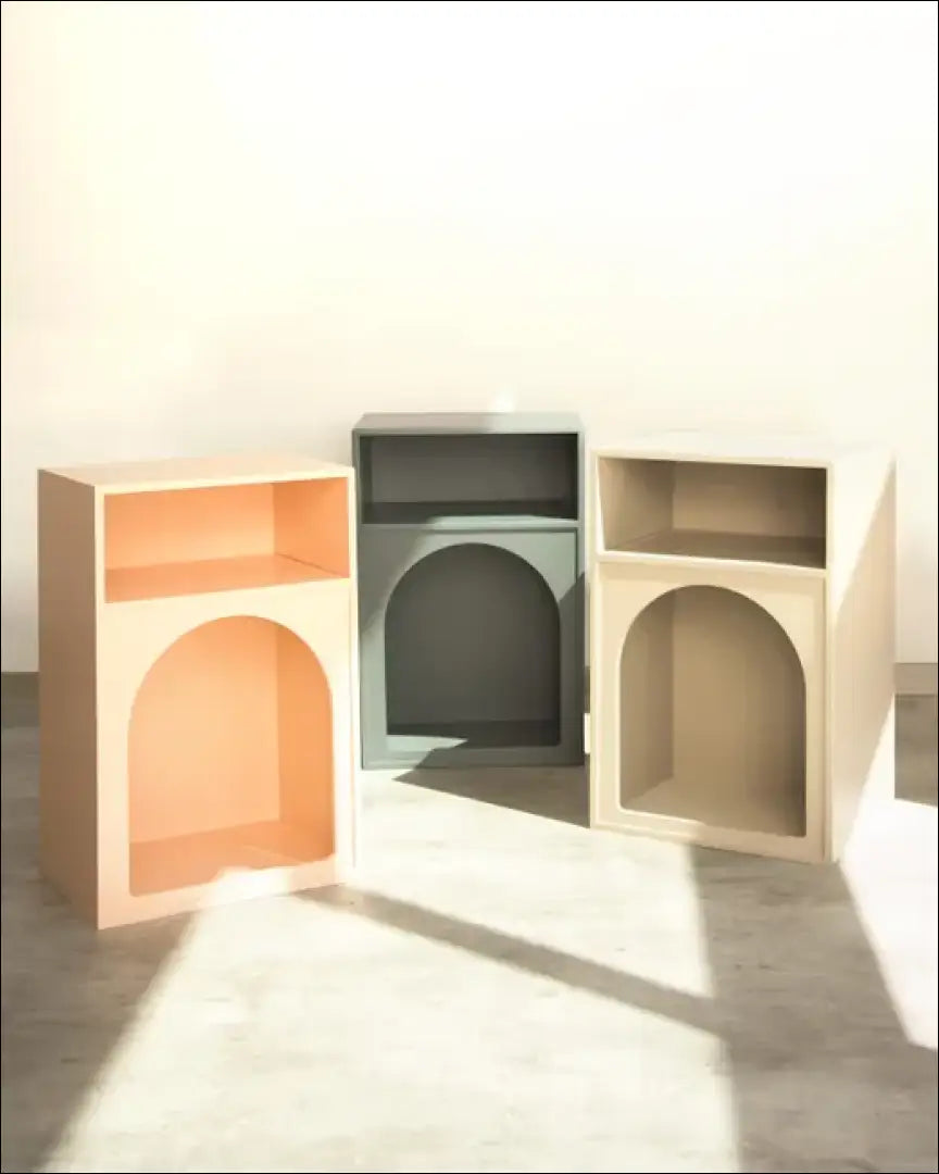 Naktinis staliukas GI394 - €90 Save 55% 50-100, __label:Pristatymas 1-2 d.d., color-pilka, material-mdf, miegamojo