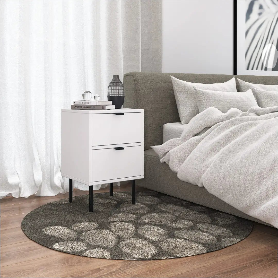 Naktinis staliukas GI544 - €48 Save 55% 25-50, __label:Pristatymas 1-2 d.d., color-balta, material-mediena, miegamojo