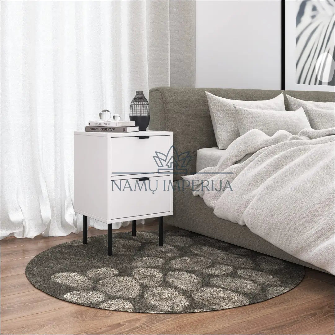 Naktinis staliukas GI544 - €48 Save 55% 25-50, __label:Pristatymas 1-2 d.d., color-balta, material-mediena, miegamojo