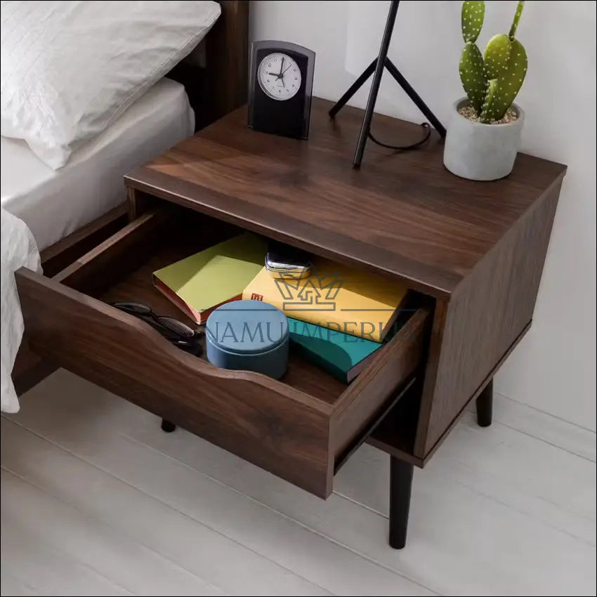 Naktinis staliukas GI554 - €40 Save 55% 25-50, __label:Pristatymas 1-2 d.d., color-ruda, material-mediena, miegamojo