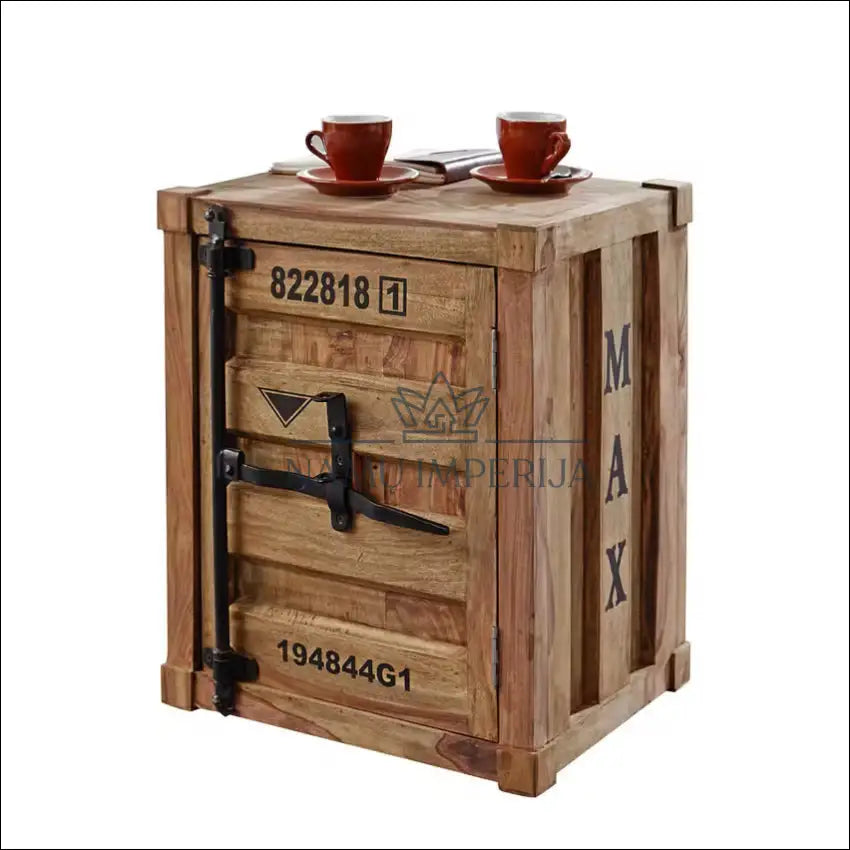 Naktinis staliukas GI561 - €100 Save 50% 100-200, __label:Pristatymas 1-2 d.d., color-ruda, material-medzio-masyvas,