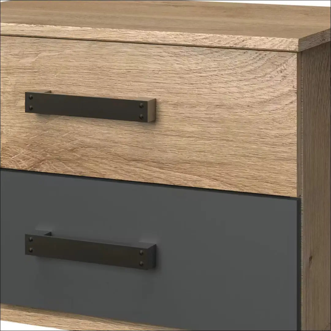 Naktinis staliukas GI565 - €46 Save 60% 25-50, __label:Pristatymas 1-2 d.d., color-pilka, color-ruda, material-mediena