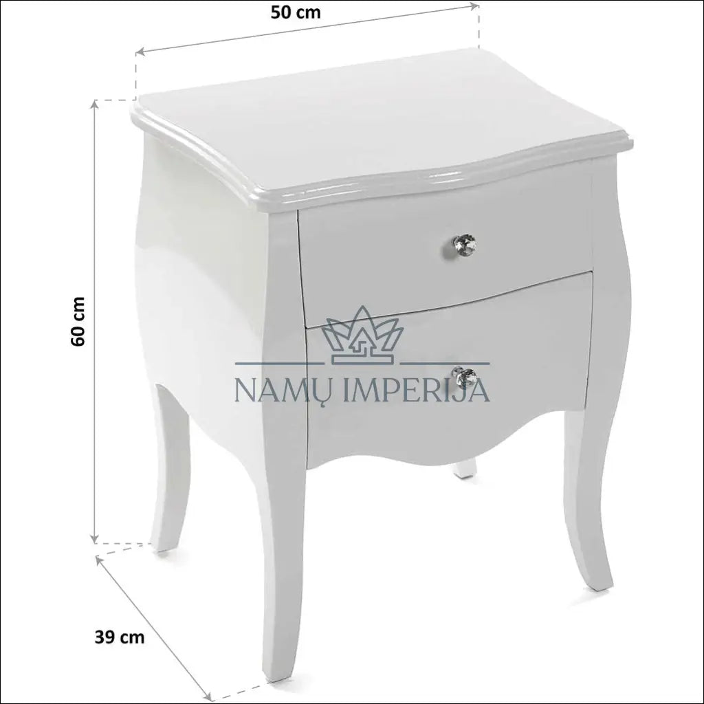 Naktinis staliukas GI569 €105 Save 50% 100 200, __label:Pristatymas 1 2 d.d., color balta, material mediena, miegamojo