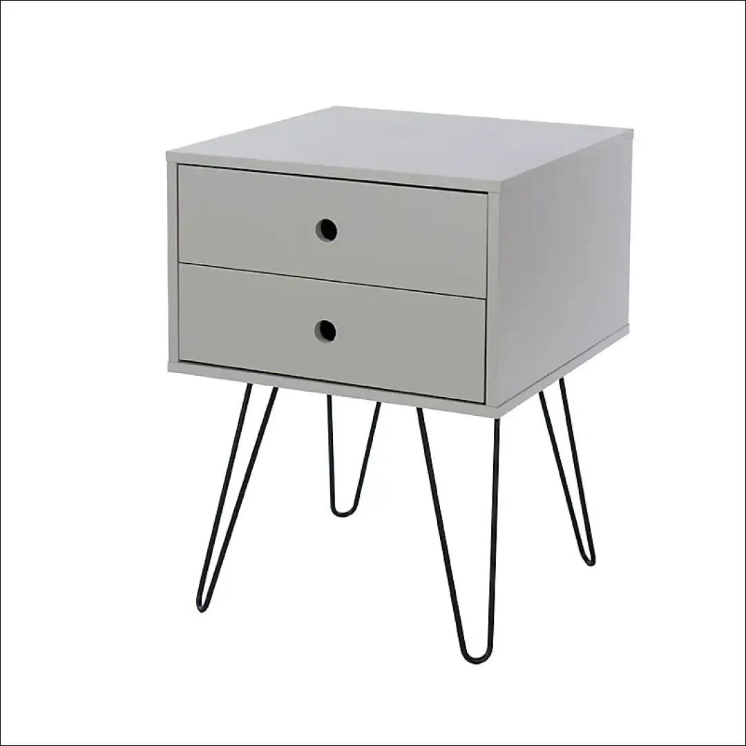 Naktinis staliukas GI595 - €53 Save 50% 50-100, __label:Pristatymas 1-2 d.d., color-pilka, material-mdf, miegamojo €50