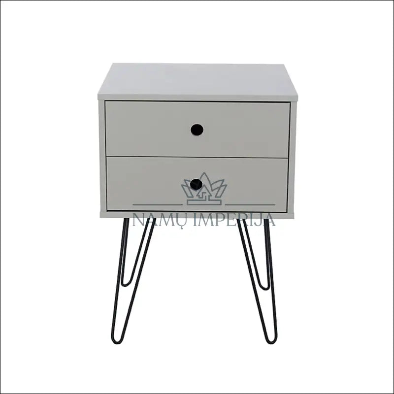 Naktinis staliukas GI595 - €53 Save 50% 50-100, __label:Pristatymas 1-2 d.d., color-pilka, material-mdf, miegamojo €50