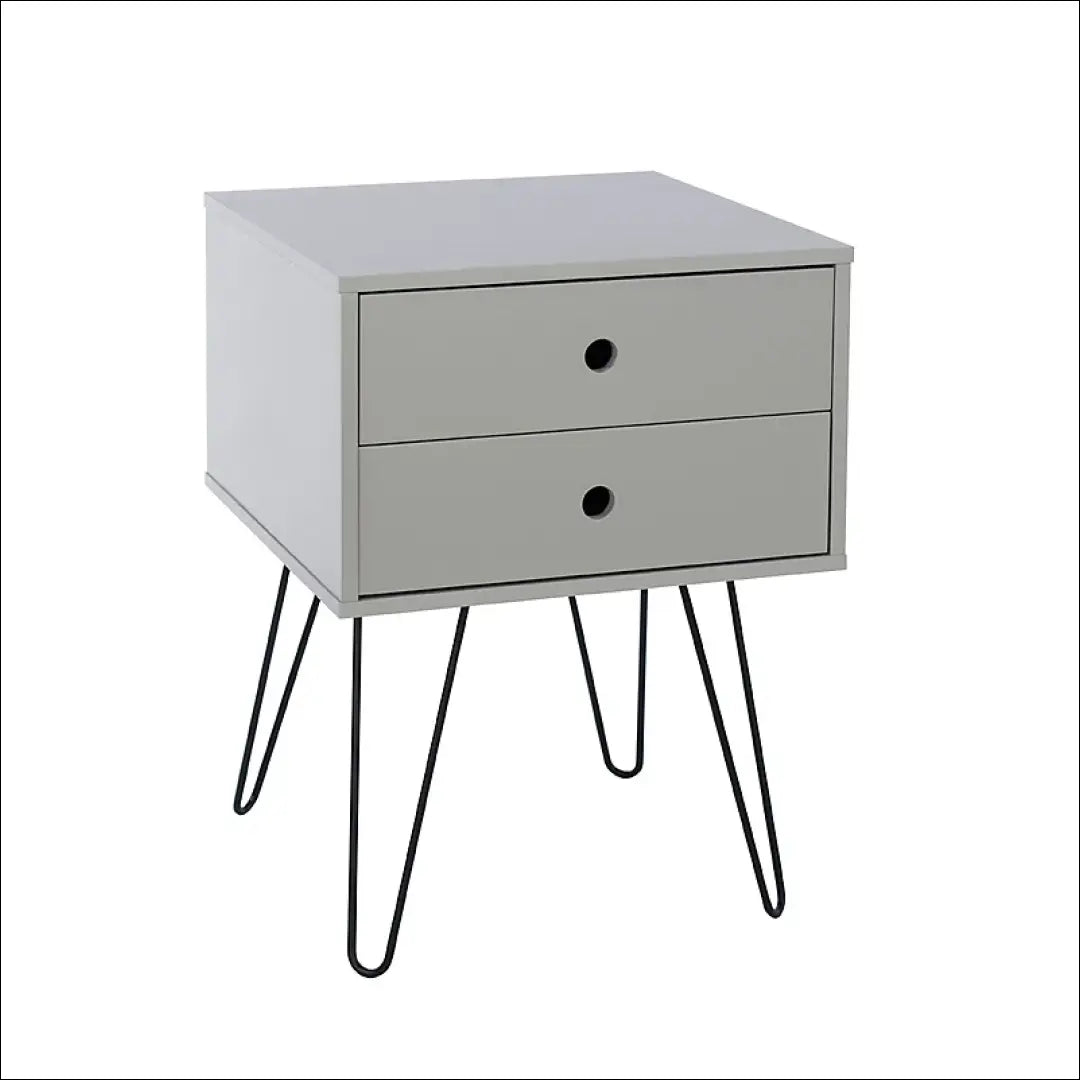 Naktinis staliukas GI595 - €53 Save 50% 50-100, __label:Pristatymas 1-2 d.d., color-pilka, material-mdf, miegamojo €50