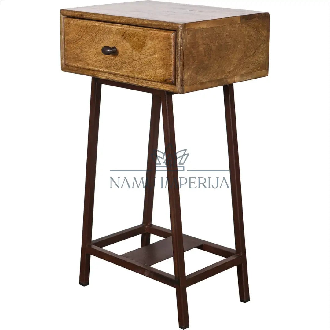 Naktinis staliukas GI596 - €75 Save 50% 50-100, __label:Pristatymas 1-2 d.d., color-juoda, color-ruda,
