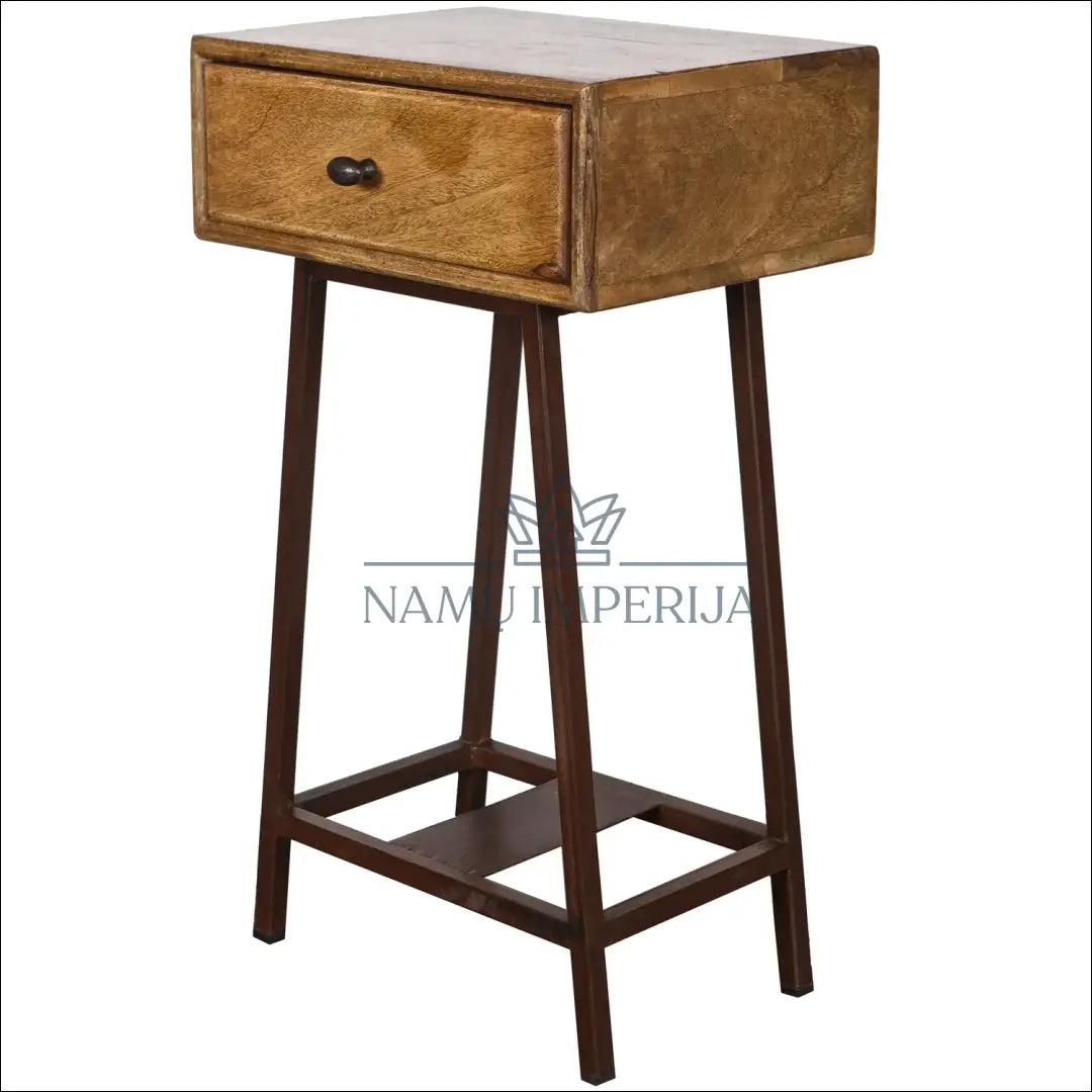 Naktinis staliukas GI596 - €75 Save 50% 50-100, __label:Pristatymas 1-2 d.d., color-juoda, color-ruda,
