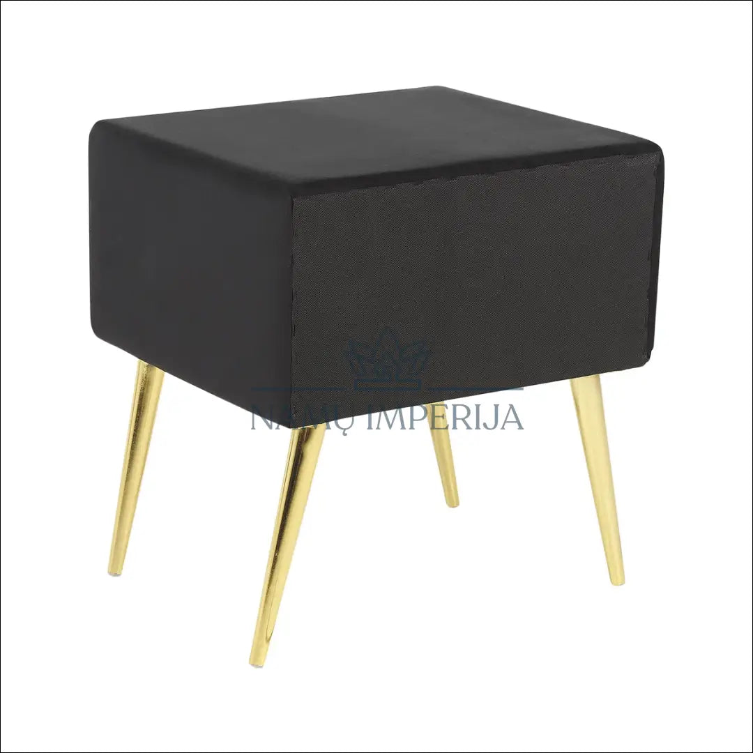 Naktinis staliukas GI601 - €53 Save 50% 50-100, __label:Pristatymas 1-2 d.d., color-juoda, material-aksomas, miegamojo