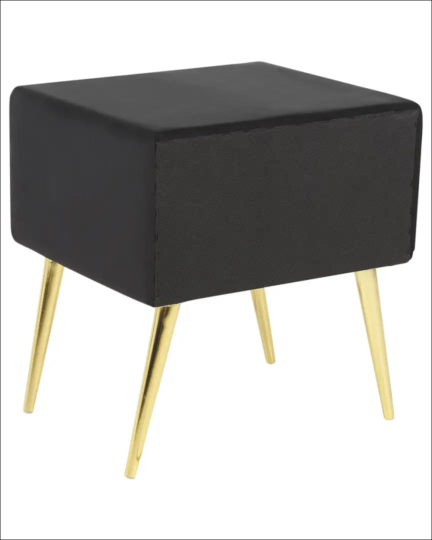 Naktinis staliukas GI601 - €47 Save 55% 25-50, __label:Pristatymas 1-2 d.d., color-juoda, material-aksomas, miegamojo