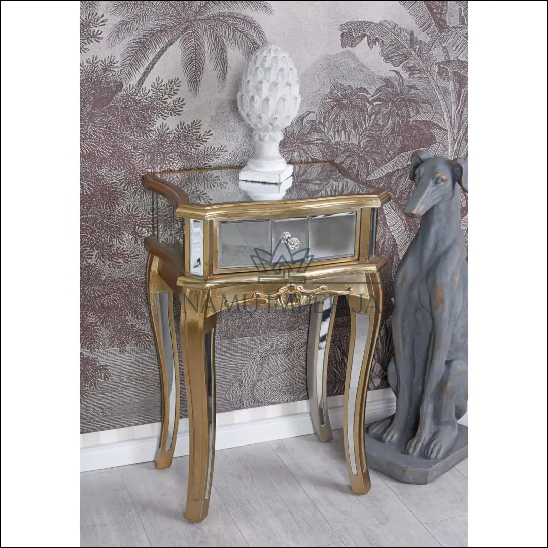 Naktinis staliukas GI606 - €129 Save 50% 100-200, __label:Pristatymas 1-2 d.d., color-auksine, color-sidabrine,