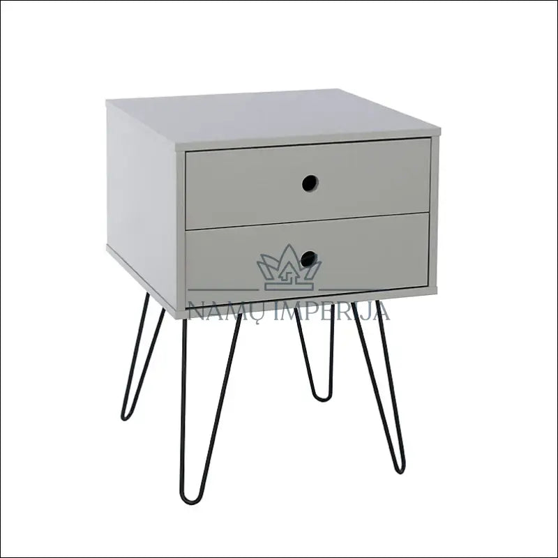 Naktinis staliukas GI609 - €53 Save 50% 50-100, __label:Pristatymas 1-2 d.d., color-pilka, material-mediena, miegamojo