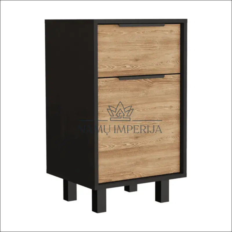 Naktinis staliukas GI610 - €65 Save 50% 50-100, __label:Pristatymas 1-2 d.d., color-juoda, color-ruda, material-mediena