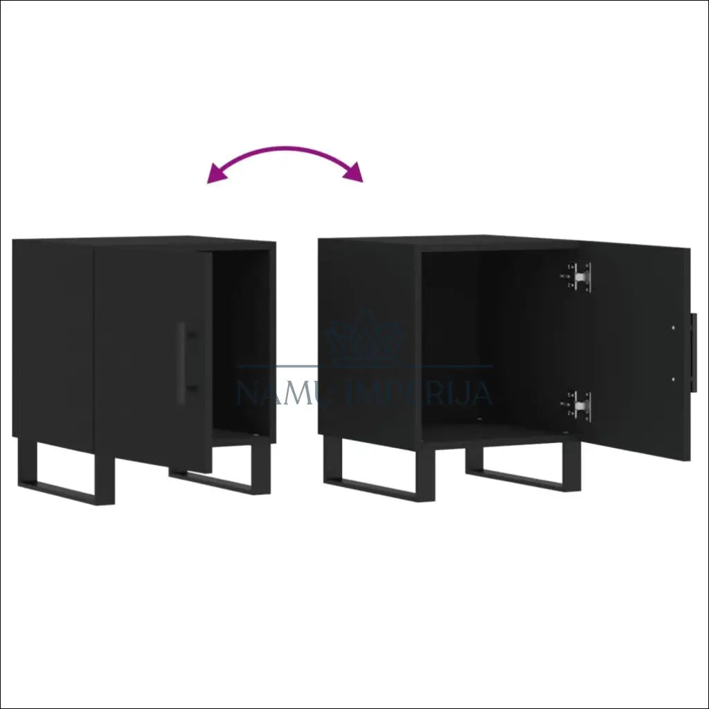 Naktinis staliukas GI611 - €41 Save 50% 25-50, __label:Pristatymas 1-2 d.d., color-juoda, material-mediena,