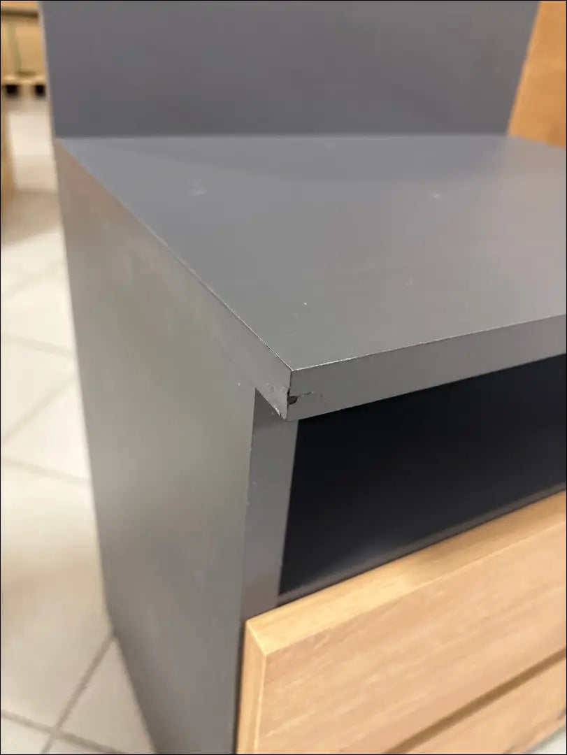 Naktinis staliukas GI620 - €20 Save 60% __label:Pristatymas 1-2 d.d., color-pilka, color-ruda, material-mediena,