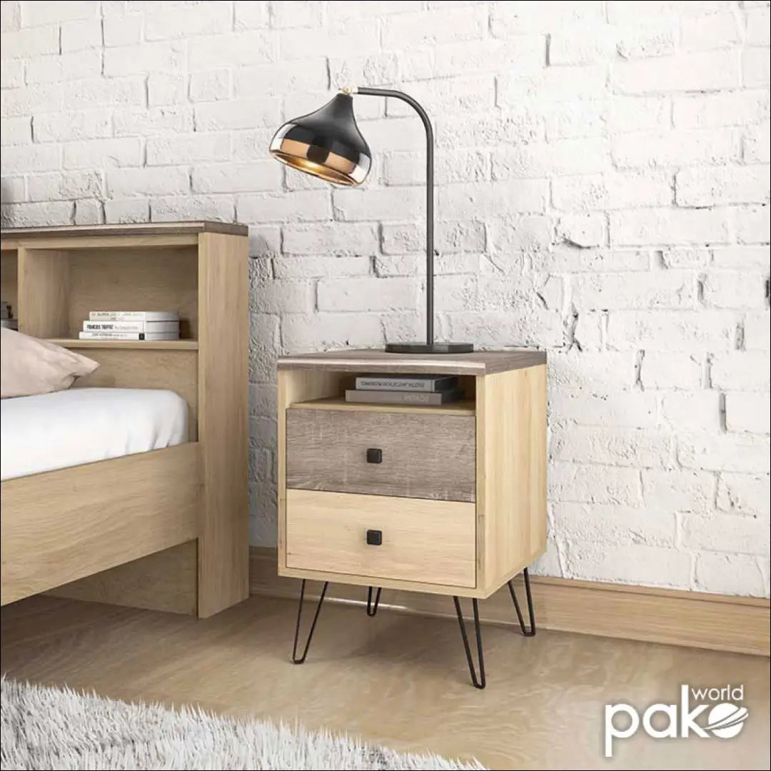 Naktinis staliukas GI626 - €70 Save 50% 50-100, __label:Pristatymas 1-2 d.d., color-ruda, material-mediena, miegamojo