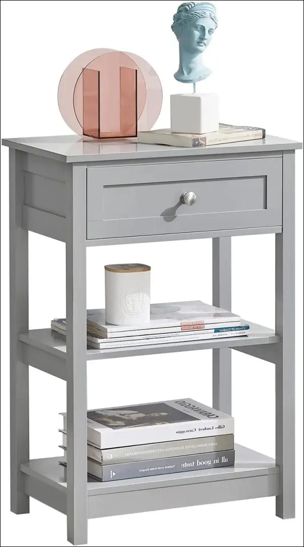 Naktinis staliukas GI632 - €35 Save 50% 25-50, __label:Pristatymas 1-2 d.d., color-pilka, material-mediena, miegamojo