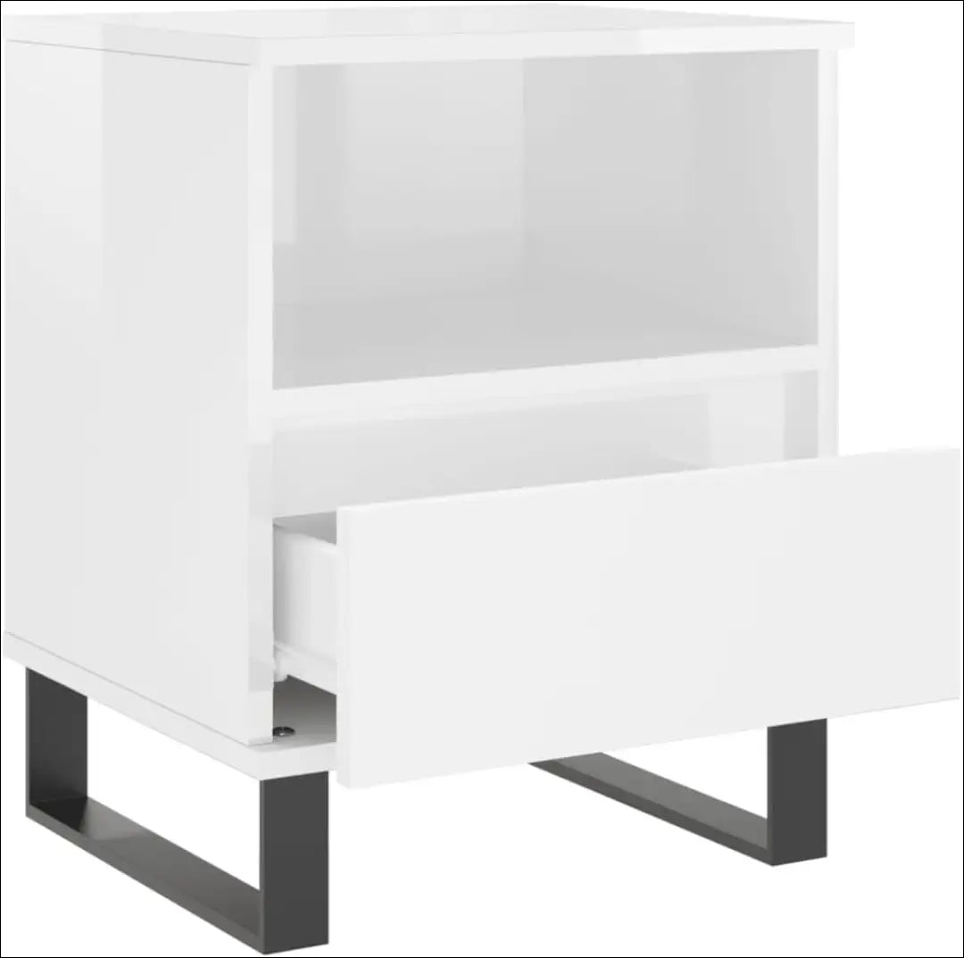 Naktinis staliukas GI637 - €30 Save 50% 25-50, __label:Pristatymas 1-2 d.d., color-balta, color-juoda, material-mediena