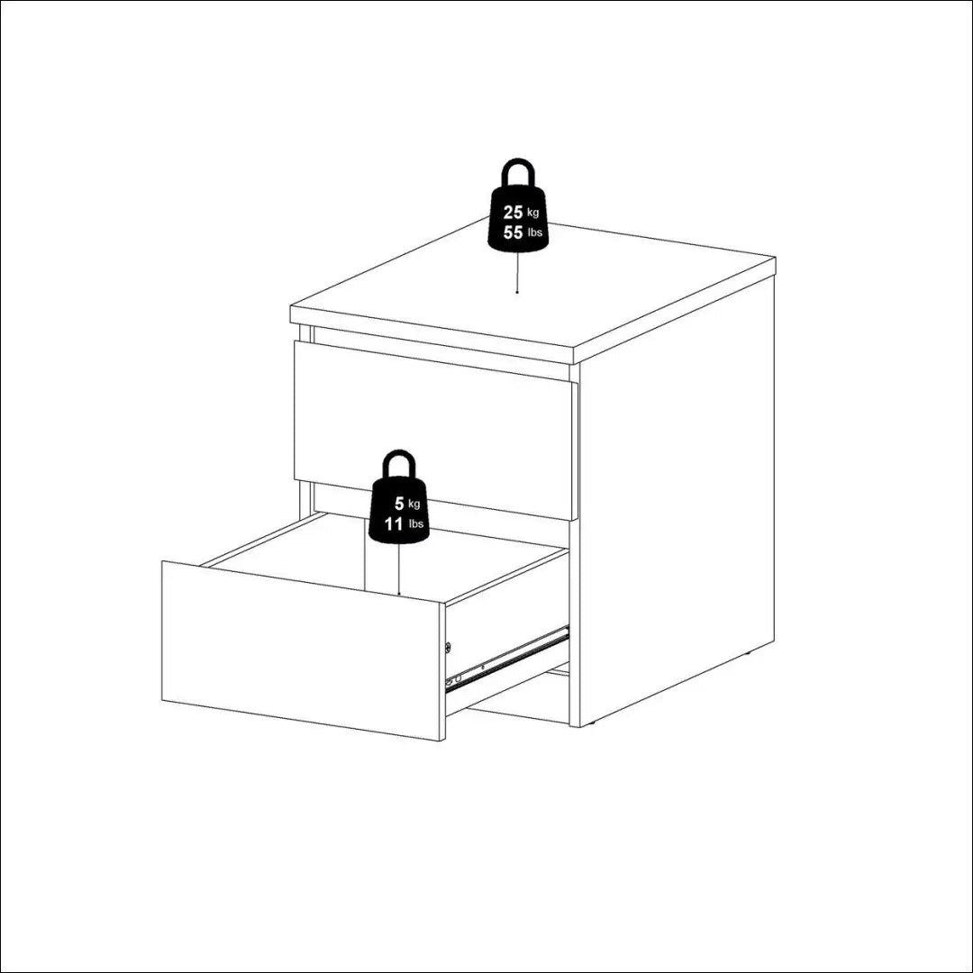 Naktinis staliukas GI651 - €50 Save 50% 50-100, __label:Pristatymas 1-2 d.d., color-juoda, material-mediena, miegamojo