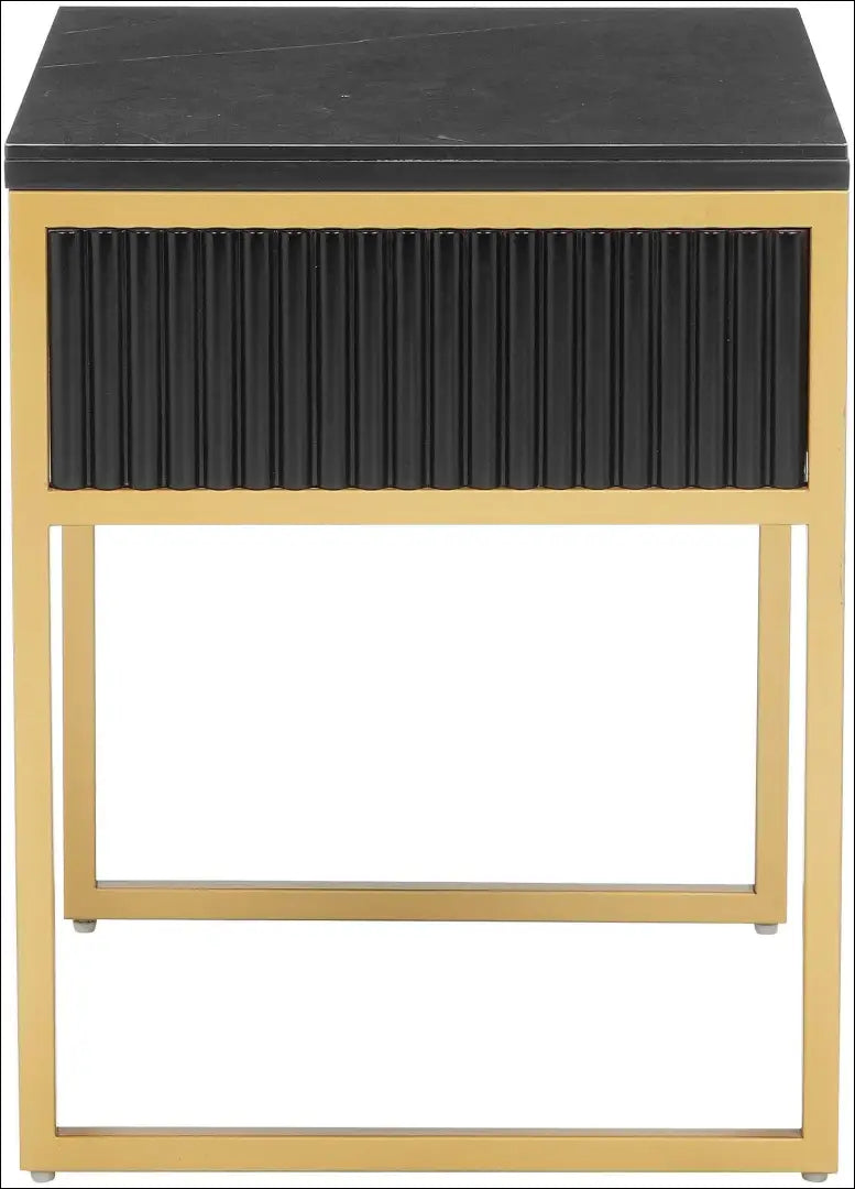 Naktinis staliukas GI655 - €84 Save 50% 50-100, __label:Pristatymas 1-2 d.d., color-auksine, color-juoda,