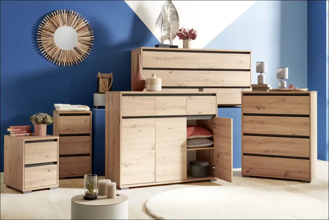 Naktinis staliukas GI767 - €44 Save 50% 25-50, __label:Pristatymas 1-2 d.d., color-pilka, color-ruda, material-mediena