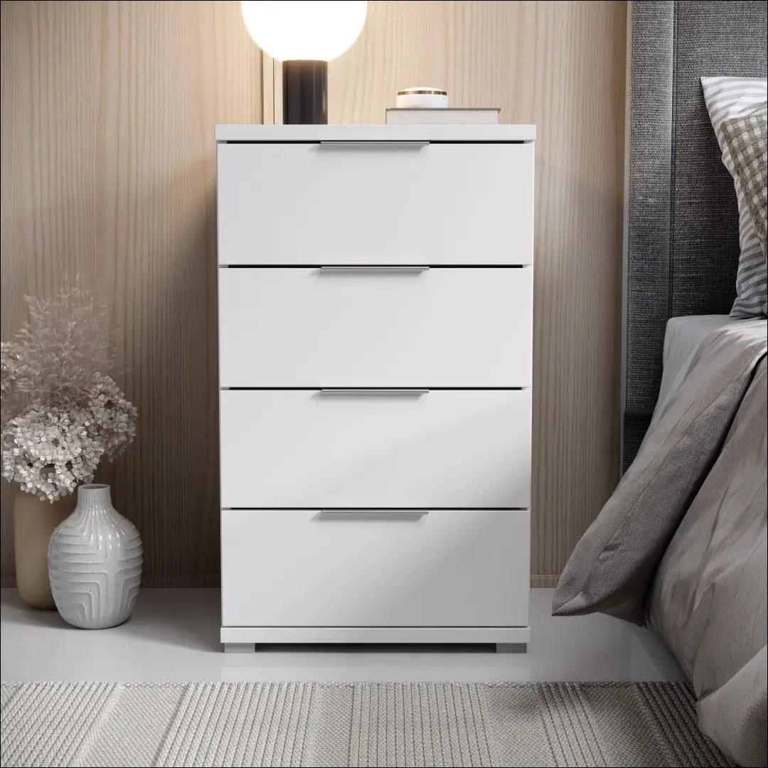 Naktinis staliukas GI829 - €44 Save 55% 25-50, __label:Pristatymas 1-2 d.d., color-balta, material-mediena, pazeistas