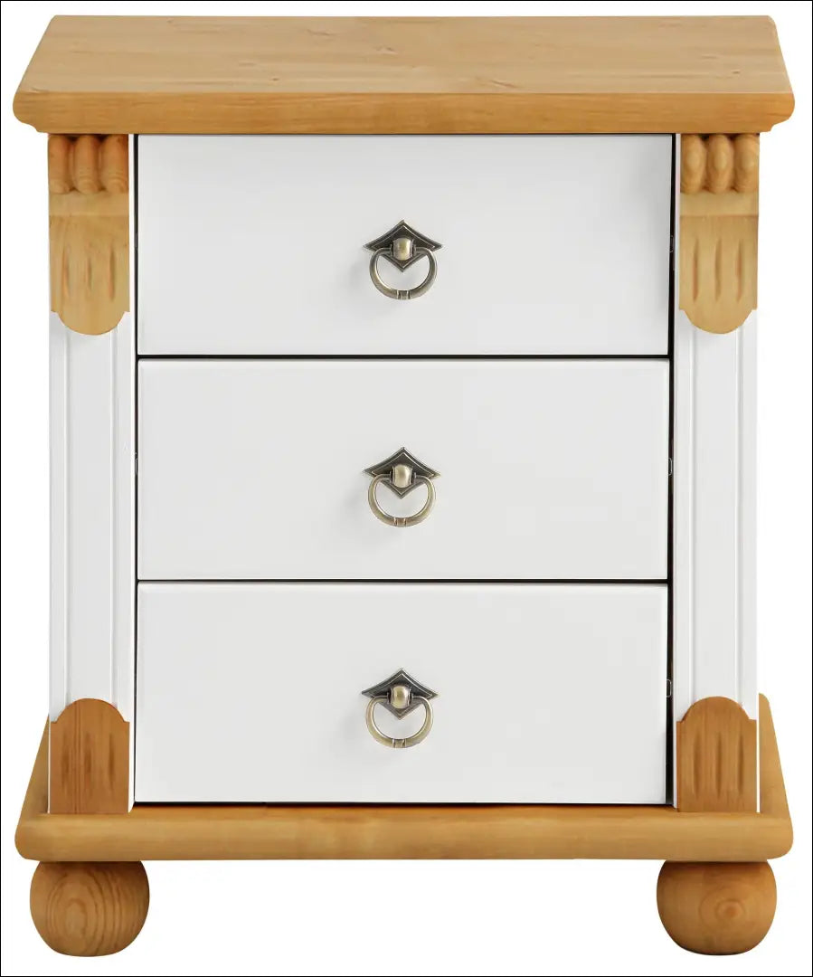 Naktinis staliukas GI911 - €70 Save 50% 50-100, __label:Pristatymas 1-2 d.d., color-balta, color-ruda,