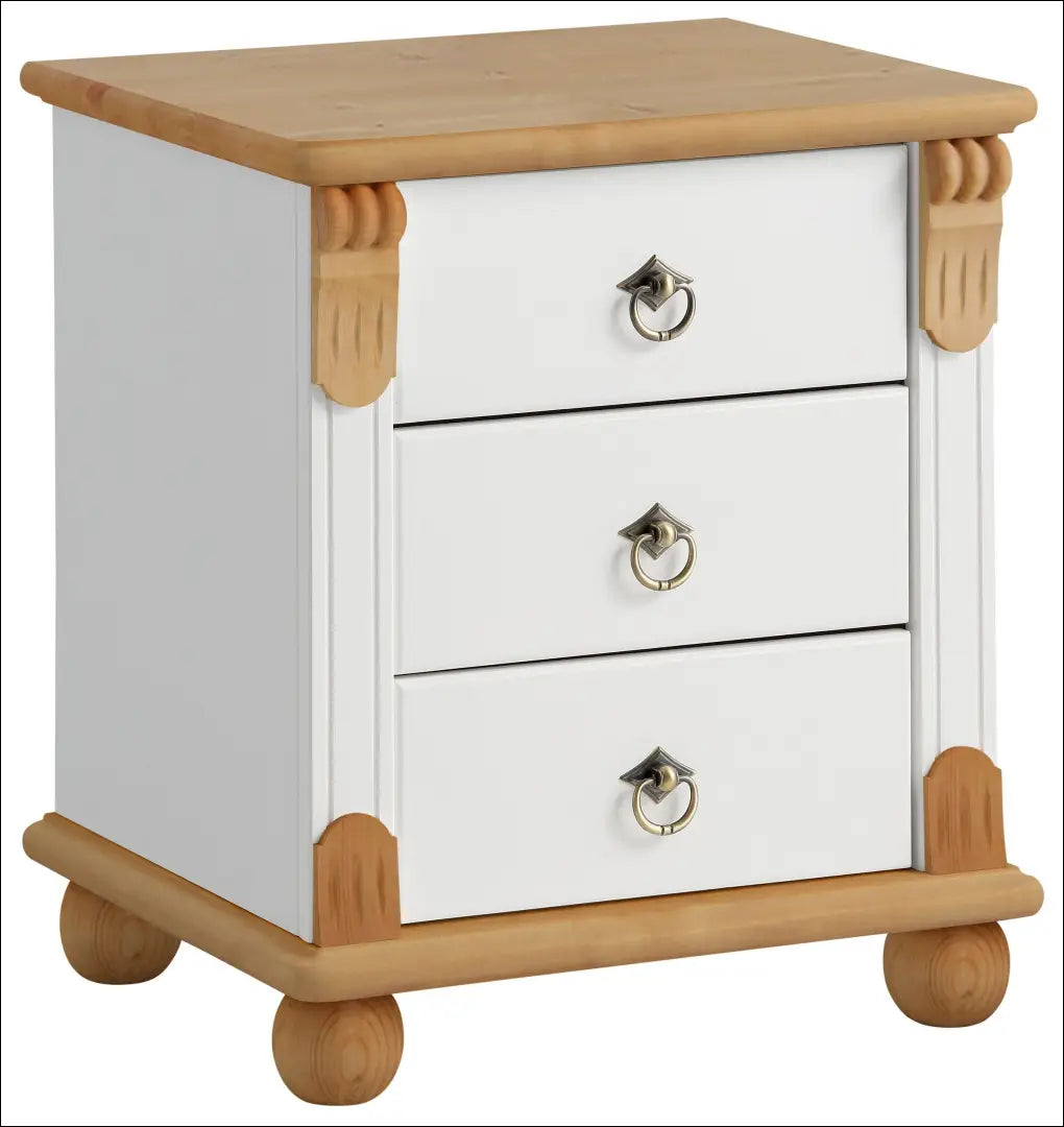 Naktinis staliukas GI911 - €70 Save 50% 50-100, __label:Pristatymas 1-2 d.d., color-balta, color-ruda,