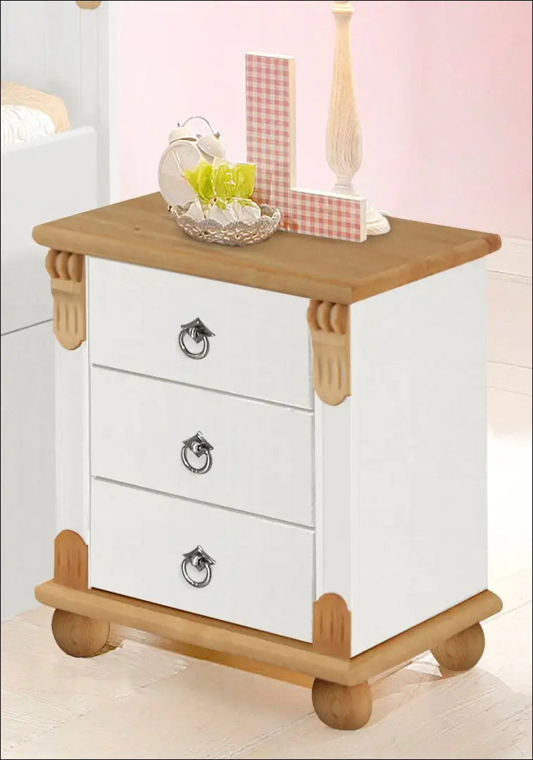 Naktinis staliukas GI911 - €70 Save 50% 50-100, __label:Pristatymas 1-2 d.d., color-balta, color-ruda,