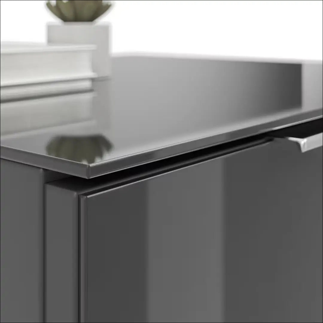 Naktinis staliukas GI932 - €105 Save 50% 100-200, __label:Pristatymas 1-2 d.d., color-pilka, material-mediena,