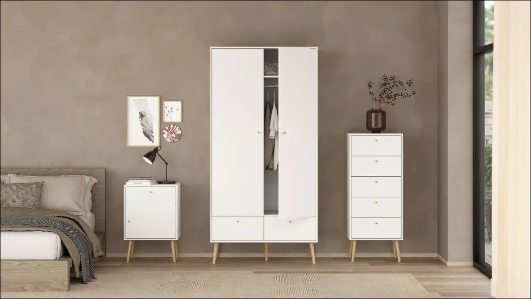 Naktinis staliukas GI942 - €68 Save 50% 50-100, __label:Pristatymas 1-2 d.d., color-balta, material-mediena, miegamojo