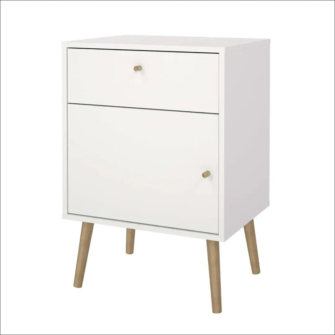 Naktinis staliukas GI942 - €68 Save 50% 50-100, __label:Pristatymas 1-2 d.d., color-balta, material-mediena, miegamojo