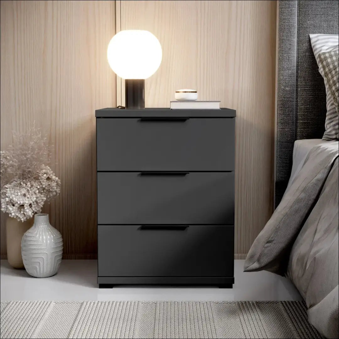 Naktinis staliukas GI972 - €60 Save 50% 50-100, __label:Pristatymas 1-2 d.d., color-pilka, miegamojo,