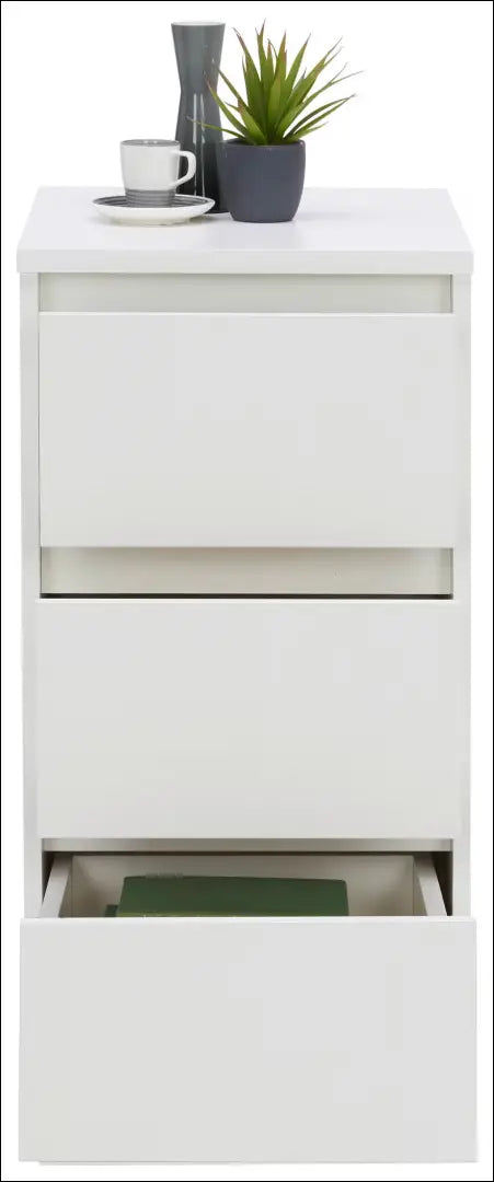 Naktinis staliukas GI987 - €29 Save 65% 25-50, __label:Pristatymas 1-2 d.d., color-balta, material-mediena, pazeistas