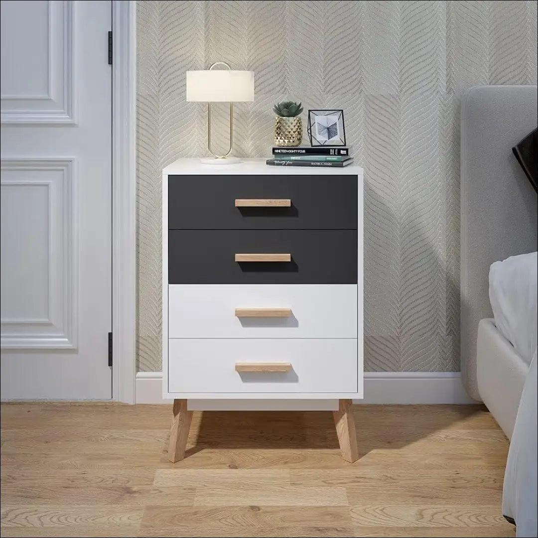 Naktinis staliukas/komoda GI608 - €47 Save 50% 25-50, __label:Pristatymas 1-2 d.d., color-balta, color-pilka, komodos