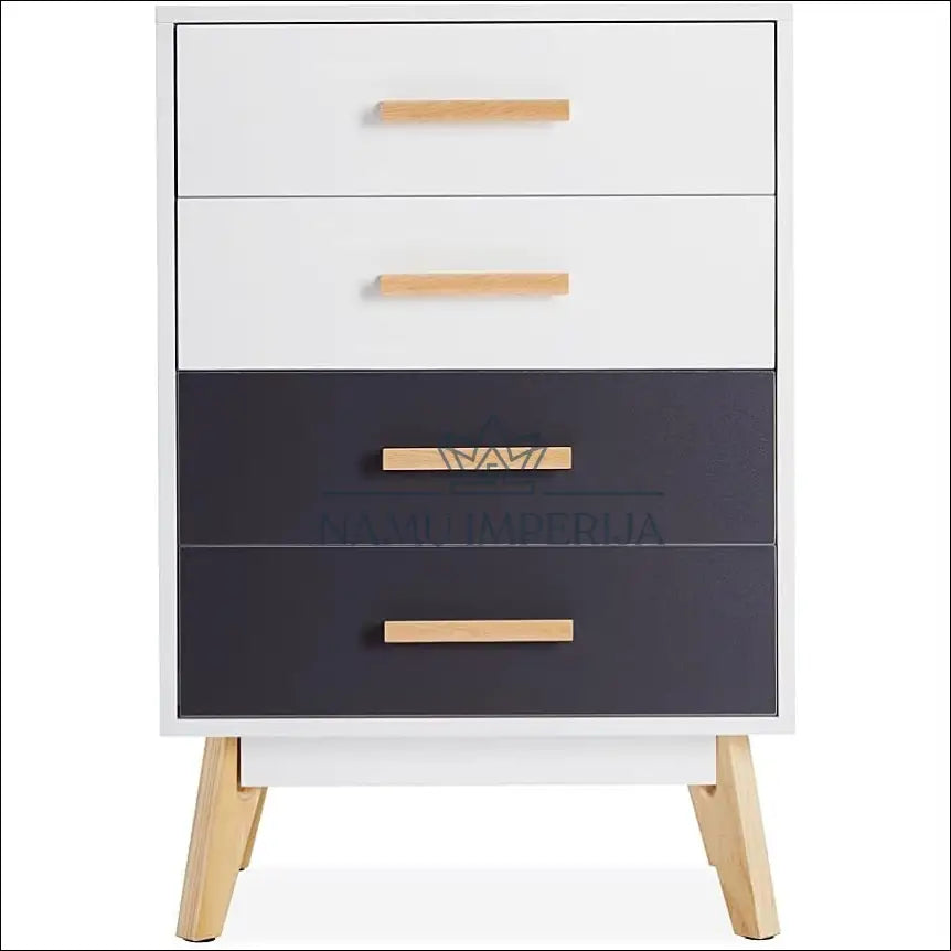 Naktinis staliukas/komoda GI608 - €47 Save 50% 25-50, __label:Pristatymas 1-2 d.d., color-balta, color-pilka, komodos