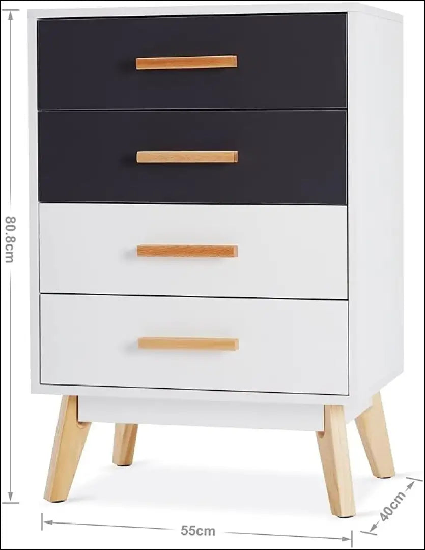 Naktinis staliukas/komoda GI608 - €47 Save 50% 25-50, __label:Pristatymas 1-2 d.d., color-balta, color-pilka, komodos