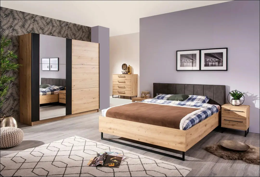 Naktinių staliukų komplektas (2vnt) GI929 - €144 Save 55% 100-200, __label:Pristatymas 1-2 d.d., color-juoda,
