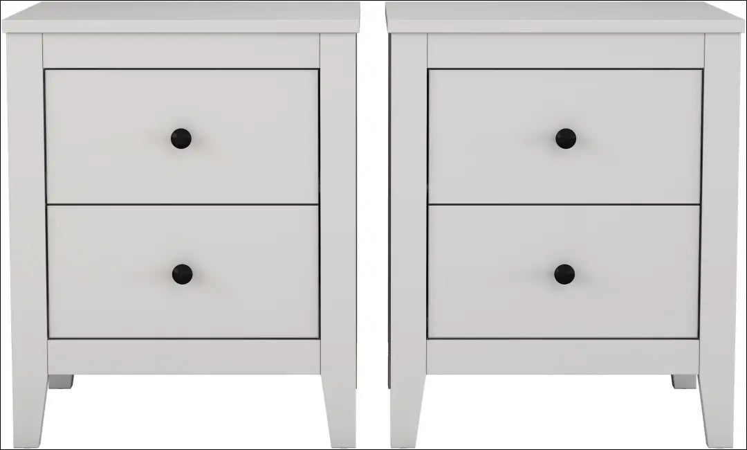 Naktinių staliukų komplektas (2vnt) GI937 - €125 Save 50% 100-200, __label:Pristatymas 1-2 d.d., color-balta,
