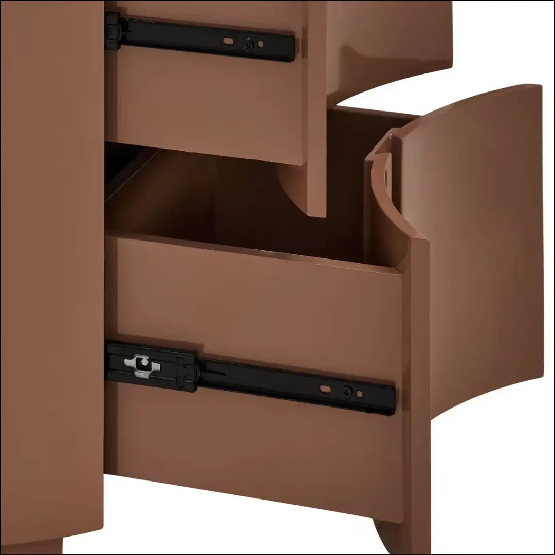 Naktinių staliukų komplektas (2vnt) GI992 - €110 Save 60% 100-200, __label:Pristatymas 1-2 d.d., color-ruda,
