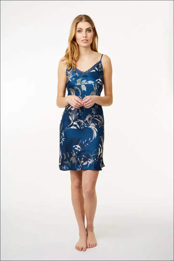 Naktinukai “CCDK” DI7607 - €21 Save 65% __label:Pristatymas 1-2 d.d., color-melyna, material-viskoze, pizamos, tekstile