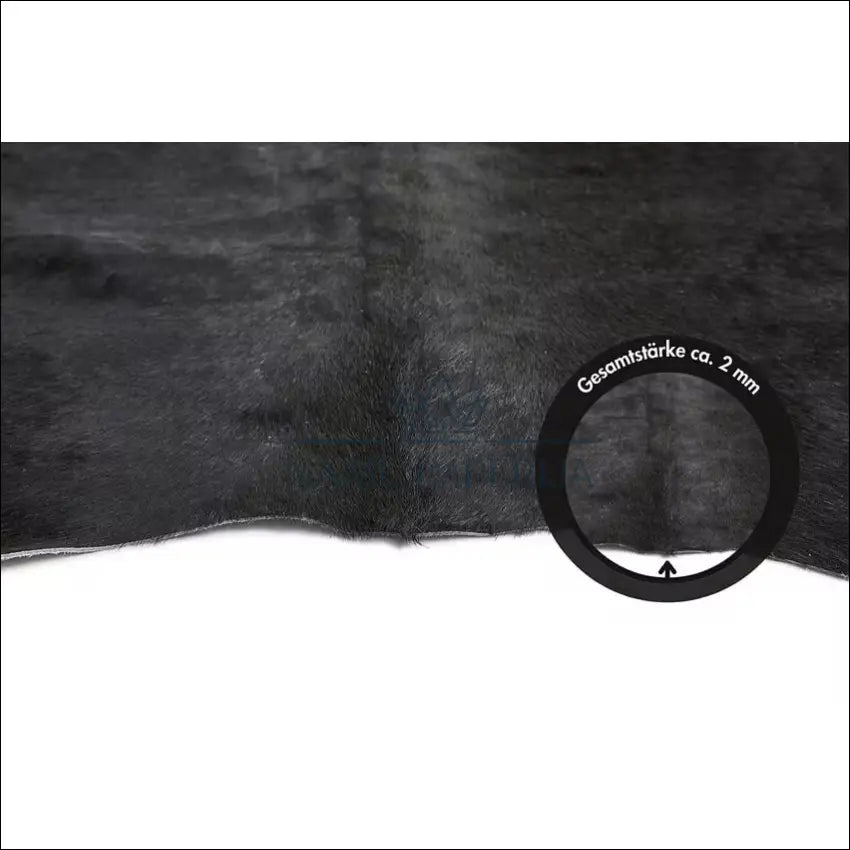 Natūralus karvės odos kilimas RU866 - €100 Save 50% 100-200, __label:Pristatymas 1-2 d.d., color-juoda, kilimai,