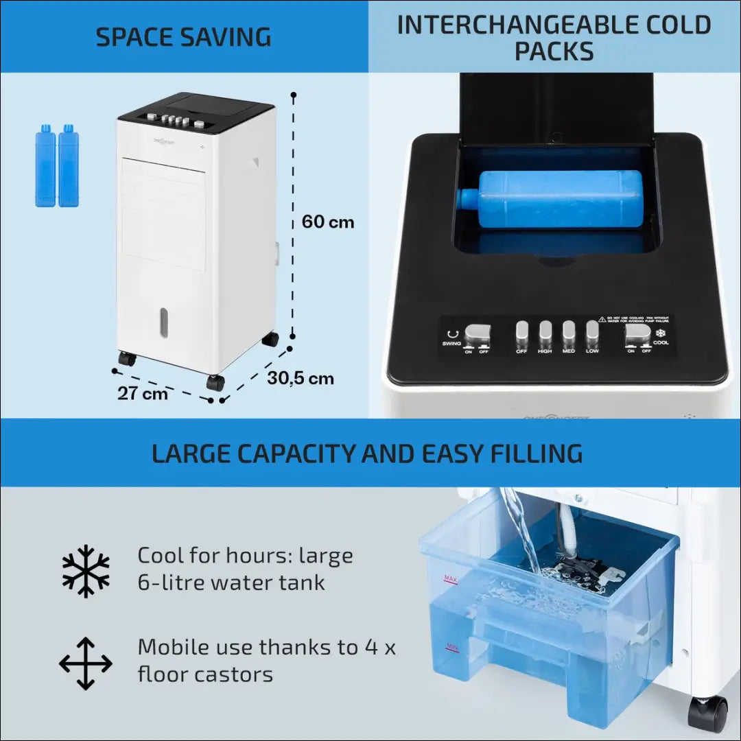 Nešiojamas oro kondicionierius KI1469 - €44 Save 50% 25-50, __label:Pristatymas 1-2 d.d., color-balta, elektronika,