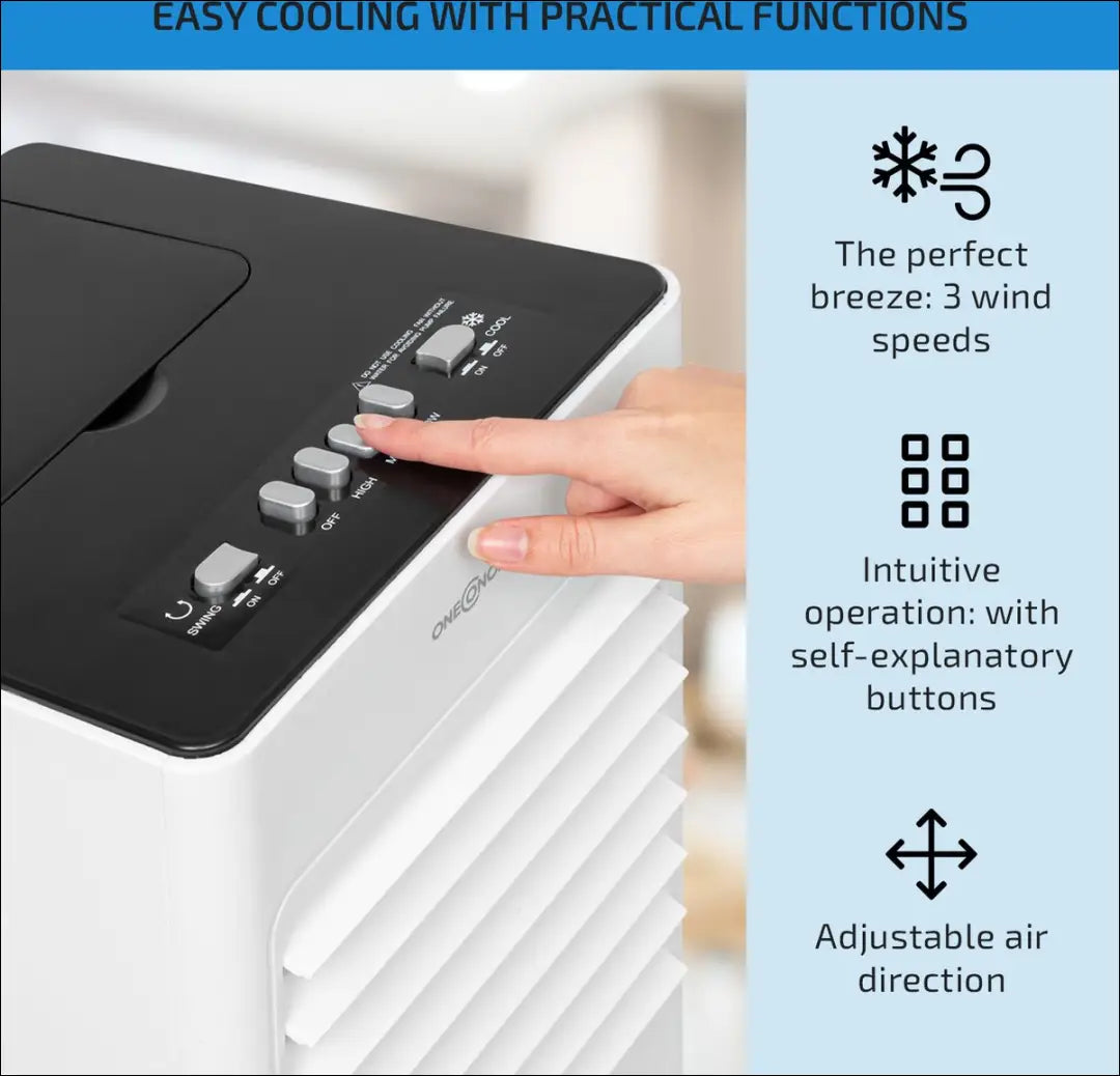 Nešiojamas oro kondicionierius KI1469 - €44 Save 50% 25-50, __label:Pristatymas 1-2 d.d., color-balta, elektronika,