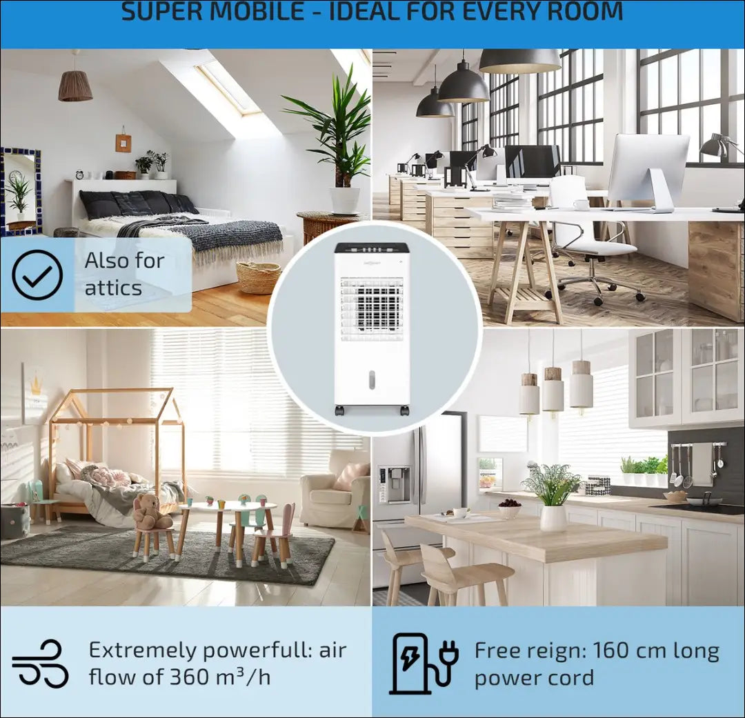 Nešiojamas oro kondicionierius KI1469 - €44 Save 50% 25-50, __label:Pristatymas 1-2 d.d., color-balta, elektronika,