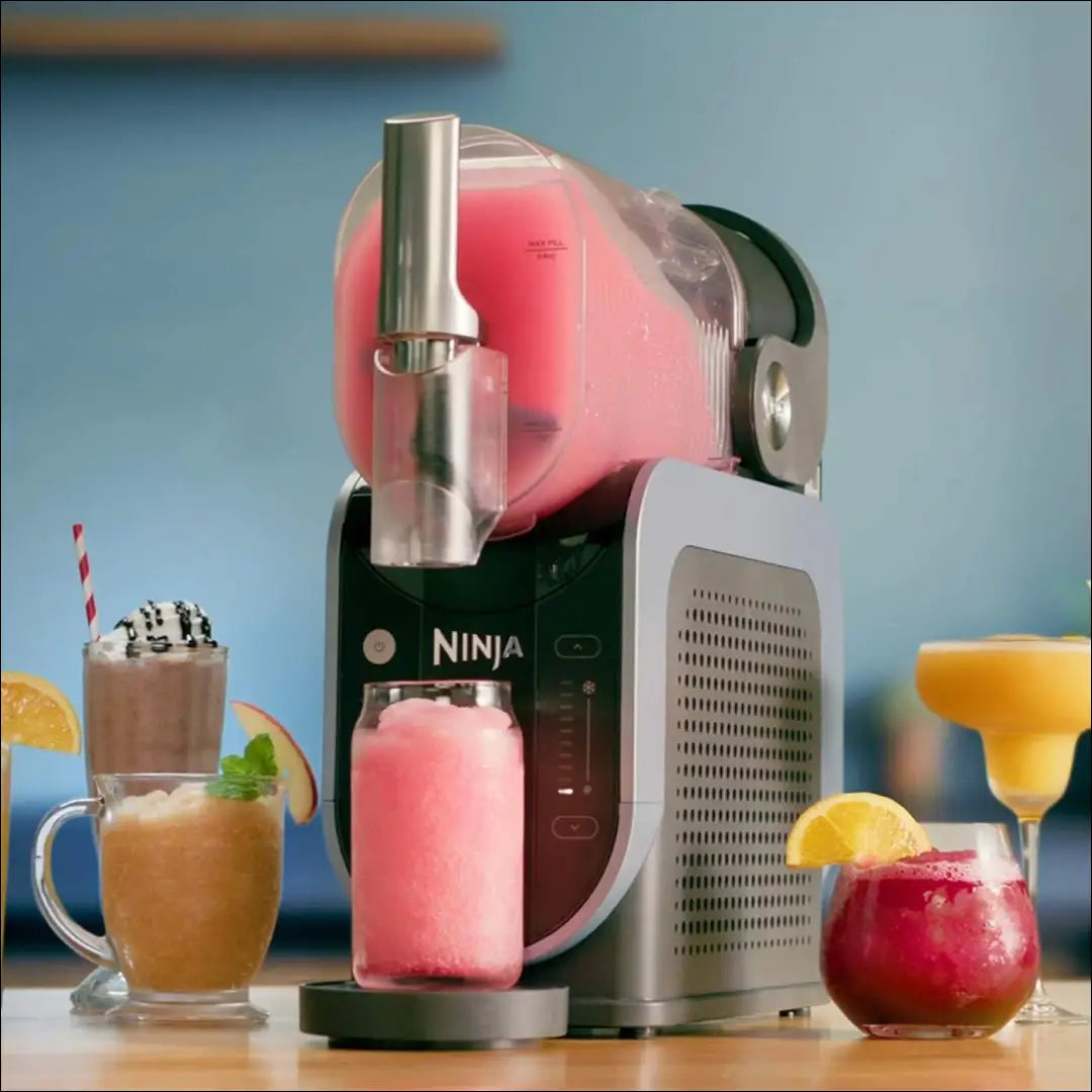 „Ninja SLUSHi“ ledo gėrimų gaminimo aparatas SP329 - €175 Save 50% 100-200, __label:Pristatymas 1-2 d.d., color-melyna,