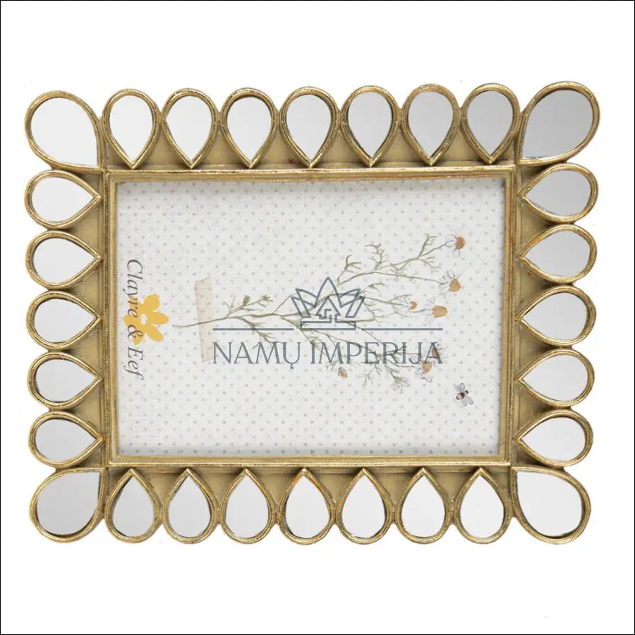 Nuotraukų rėmelis DI8841 - €9 Save 50% __label:Pristatymas 1-2 d.d., color-auksine, interjeras, nuotrauku-remeliai,